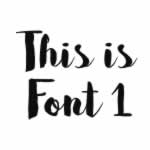 Font 1