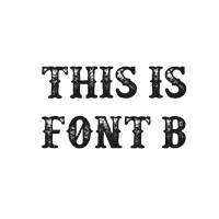 Font B