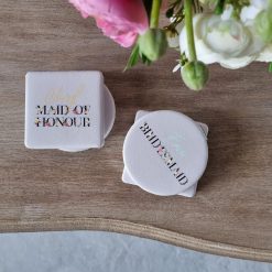 Wedding Party Personalised Pocket Mirror