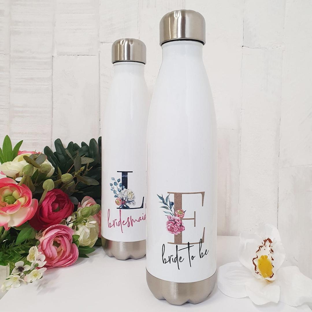 Team Bride Large Initial Water Bottles 4 Team Bride Large Initial Water Bottles - Image 4
