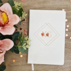 Floral Initials Wedding Planning Notebook