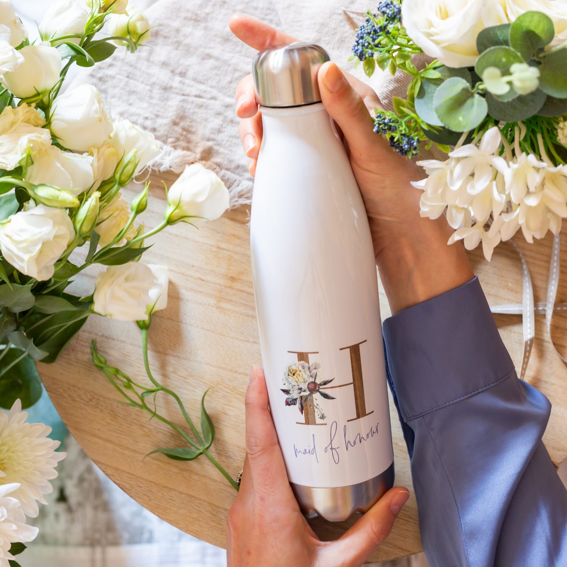 Team Bride Large Initial Water Bottles 11 Team Bride Large Initial Water Bottles - Image 11
