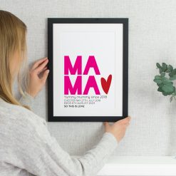 Personalised MAMA Print