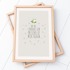 Alternative view of Prosecco or Gin Print