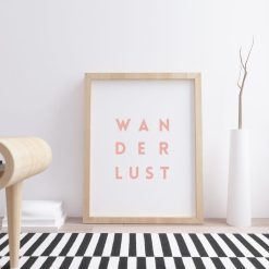 Alternative view of Wanderlust Travel Print