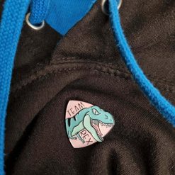 Alternative view of 'Team Rex' Pin Badge