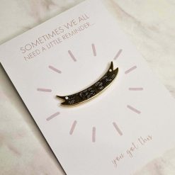 Alternative view of '#Yes Girl' Pin Badge