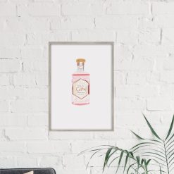 Gin Bottle Print