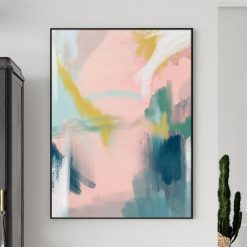 Santorini Abstract Art Print