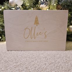 Alternative view of Personalised Wooden Christmas Eve Box