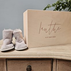 Child's Personalised Wooden Keepsake Box