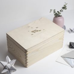 Personalised Rocket Treasures Box