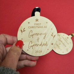 Grandparents To Be Christmas Bauble