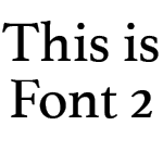 Font 2